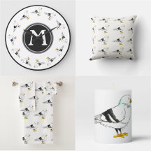 Seagull Pigeon Bird Bathroom Collection