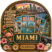 Miami Florida Postcards/Gifts