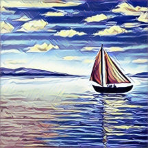 The Boat Moves Away From The Shore