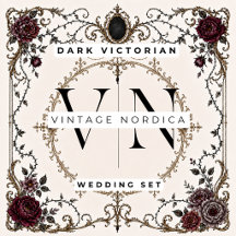 Dark Victorian Gothic Floral Wedding