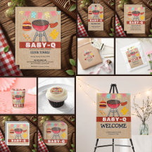 Craft Baby Q Grill Baby Shower Collection