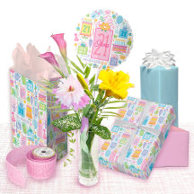 Pretty Floral Pastel Birthday Icons