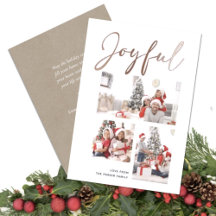 Festive Foil Holiday Cards
