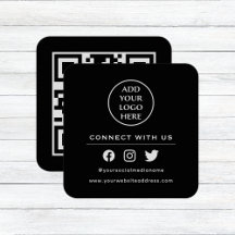 Black And White Business Company Logo Supplies 