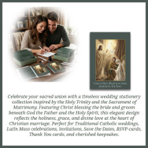 Holy Trinity Wedding Invitation Suite