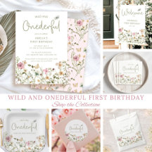 Wild and Onederful Girl's First Birthday