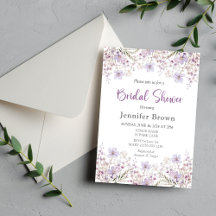 Elegant Lilac Bridal Shower 