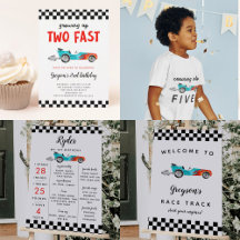 Vintage Race Car Birthday Party 