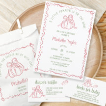 Hand Drawn Pumpkin Baby Shower 003