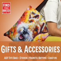 Gifts & Accessories: Artistic Dog Breed Pet Access