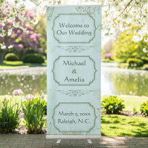 Pastel Teal White Flowers