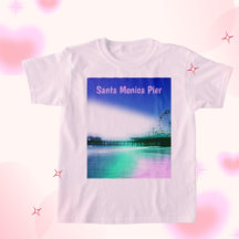 Santa Monica Pier T-Shirts for Girls