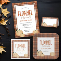 Cozy Flannel and Friends Friendsgiving Dinner