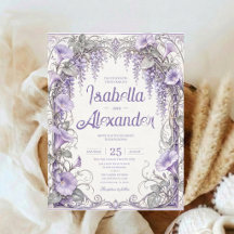 Art Nouveau Wedding Invitations