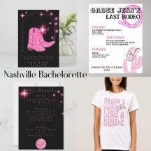 Nashville Theme Bachelorette Party Weekend