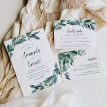 Abundant Foliage Wedding Collection