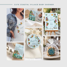 It takes a village baby shower party