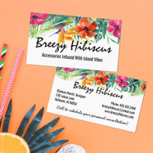 Breezy Hibiscus Business Collection