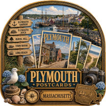 Plymouth Massachusetts Postcards/Gifts