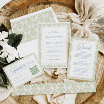 Vintage Floral Border Wedding Collection