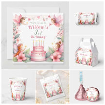 Enchanted Pink Fairy garden Birthday 2