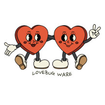 Love bug ware valentine mini heart 