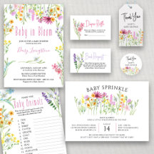 Wildflower Meadow Baby Shower