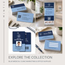Blue Medical Clinic Marketing & Office Supplies