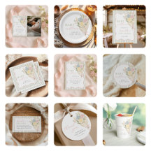 Pastel Floral Girl Baby Shower