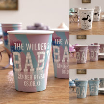 Baby Shower Party Paper Cups
