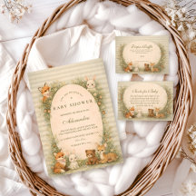 Storybook Woodland Animals Baby Shower