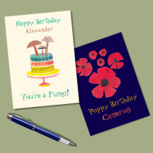 Vintage Vibes Retro Birthday Cards