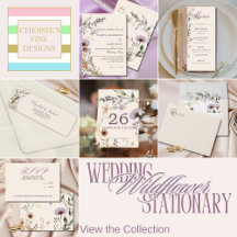 Wildflower Wedding Stationary 