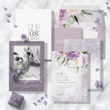 Floral Sparkles Wedding Mauve