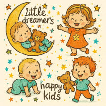 👶✨ Little Dreamers & Happy Kids Collection 🧸🌟