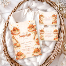 Sweet Italian Meatball Baby Shower