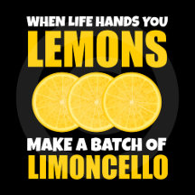 Lemons Make a Batch of Limoncello