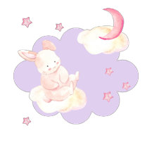 Bunny Dreams Purple Baby Shower