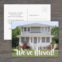 New Address Moving Announcements - We've Moved!