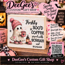 Boo & Beyond Halloween Wooden Box Signs 