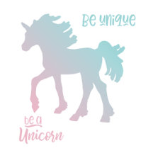  Unicorn Blue Pink Pastel Colorful Rainbow