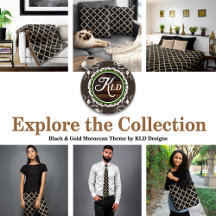 Black & Gold Moroccan Theme
