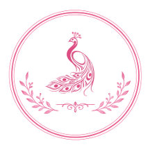 Wedding Peacock Botanical Couture