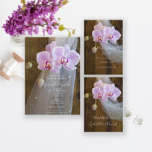 Rustic Elegance Orchids Country Barn Wedding