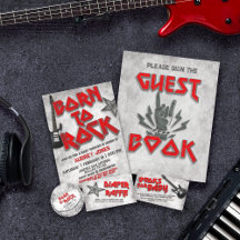 Born to Rock Baby Shower Collection