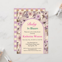 Floral | Vintage Peach And Pink Floral 