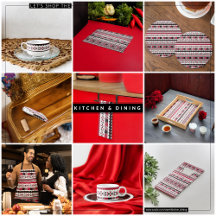 Black and Red Traditional Tribal Pattern