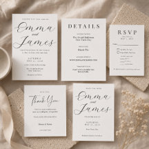 Elegant Script + Serif Wedding Suite