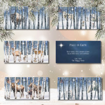 Wildlife in the Woods-Peace on Earth Christmas