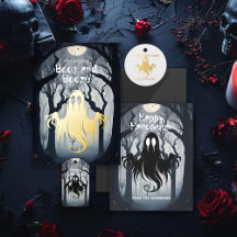 Halloween Ghost Boos and Booze Costume Party